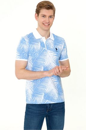 تیشرت آبی مردانه رگولار U.S. Polo Assn. - کد 242436892