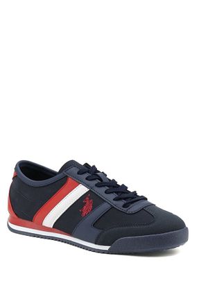 کفش اسنیکر سرمه ای زنانه بند دار U.S. Polo Assn. - کد 244130035