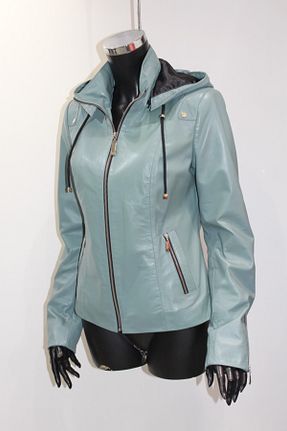 کاپشن سبز زنانه رگولار Metins Leather - کد 244172657