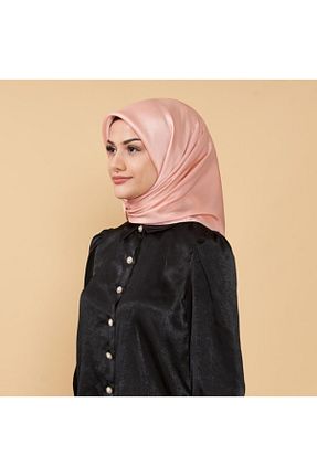 روسری نارنجی 100 x 100 ALLURİNG - کد 244679783