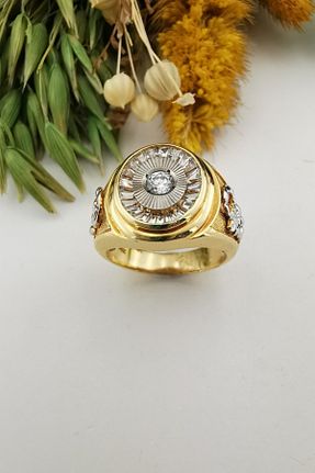 انگشتر طلا زرد مردانه 14 عیار Utku Kuyumculuk - کد 245260761