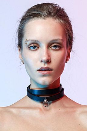 چوکر مشکی چرم مصنوعی Sweet Demon - کد 244133522