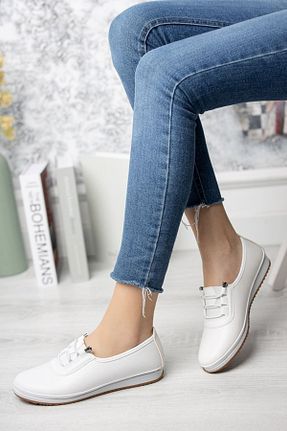 کفش کلاسیک سفید زنانه چرم مصنوعی Tresso shoes - کد 244216965