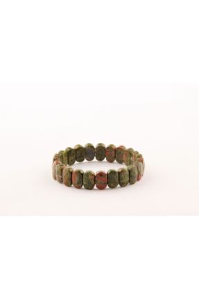 دستبند جواهر سبز زنانه سنگ طبیعی کد 244765792