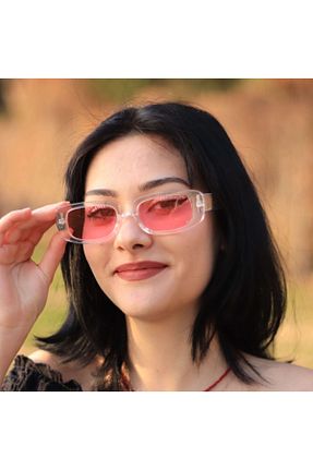 عینک آفتابی صورتی زنانه UV400 LOOKUP - کد 147703715