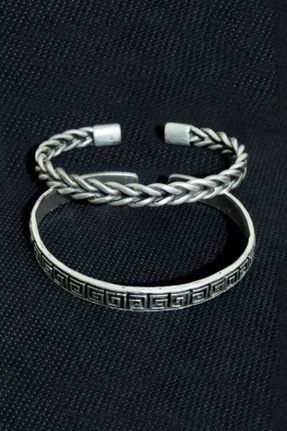 دستبند جواهر زنانه فلزی کد 244711508
