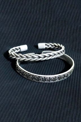 دستبند جواهر زنانه فلزی کد 244711508