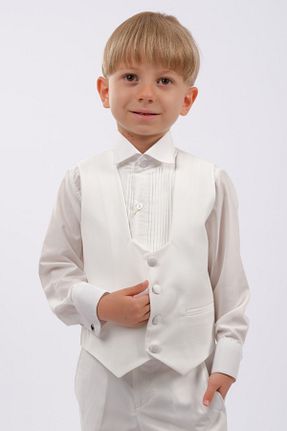 پیراهن سفید بچه گانه رگولار Edlis - کد 135876526
