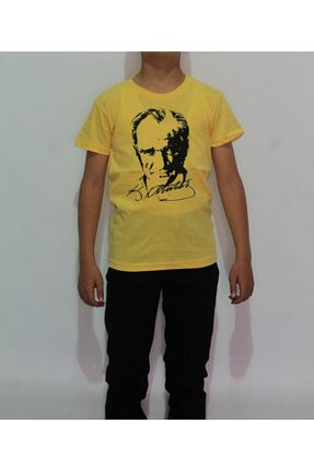 ست بالاتنه و پائین تنه زرد بچه گانه بافتنی nacar çarşı - کد 244388604