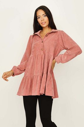 لباس صورتی زنانه بافتنی Select Moda - کد 238782233