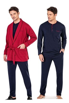 سوئیشرت زرشکی مردانه ساده Pierre Cardin - کد 246588732