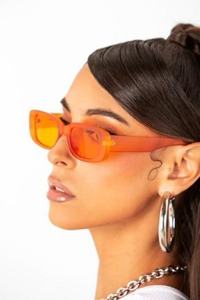 عینک آفتابی نارنجی زنانه UV400 Mathilda Aksesuar - کد 100684282