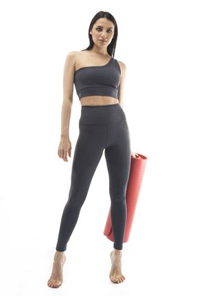 ساق شلواری اسپرت طوسی زنانه بلند The Step Sports - کد 102056509