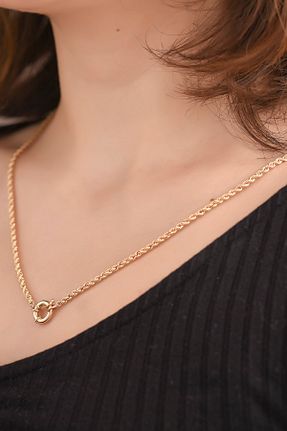 گردنبند طلا زرد زنانه 14 عیار Ayyıldız Kuyumculuk - کد 67947267