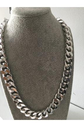 گردنبند جواهر قهوه ای زنانه روکش پلاتینیوم moda aksesuar - کد 68202095