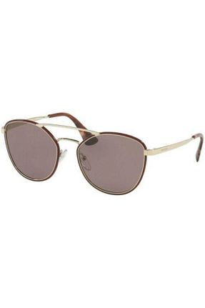 عینک آفتابی زرشکی زنانه UV400 Prada - کد 68527346