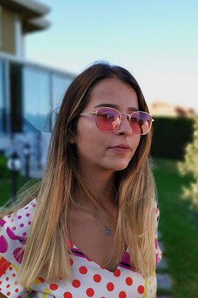 عینک آفتابی صورتی زنانه UV400 Polo Weekend - کد 69025752