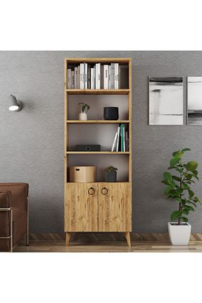 قفسه کتاب قهوه ای 180 سانتی متر FERNISO - کد 246513035