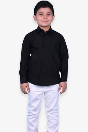 ست بالاتنه و پائین تنه مشکی بچه گانه بافتنی Nacar - کد 247751177