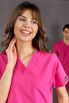 لباس ایمنی کار صورتی ÇİZGİ MEDİKAL - کد 247916783