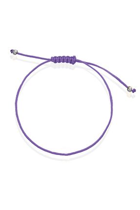 دستبند نقره بنفش زنانه 925 عیار alberaccessories - کد 247399882