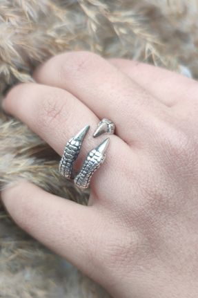 انگشتر جواهر زنانه روکش نقره کد 247150935