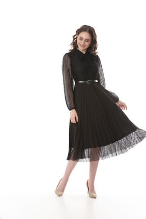 لباس مشکی زنانه بافتنی EPULİMO - کد 42512651