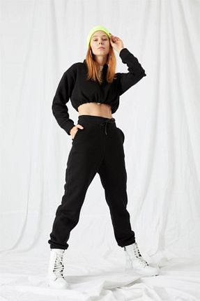شلوار کرمگن مشکی زنانه Comfort gothamvibes - کد 247370302