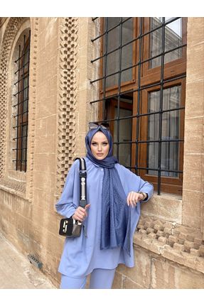 دستمال گردن بژ زنانه ابریشم ŞALCIEŞARP - کد 97467409