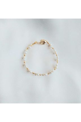 دستبند جواهر طلائی زنانه کد 249183043