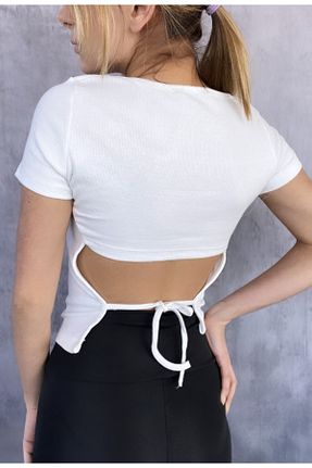 بادی سفید زنانه اسلیم فیت Night Butik - کد 248634444