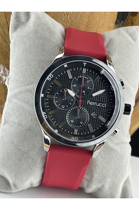 ساعت مچی قرمز مردانه 41-45 میلی متر Ferrucci - کد 248427978
