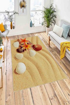 فرش بژ زیره ضد لغزش Homefesto - کد 249223178