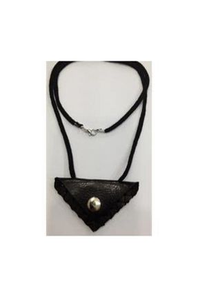 گردنبند جواهر مشکی زنانه چرم NİDANUR DİNİ ÜRÜNLER - کد 249905786