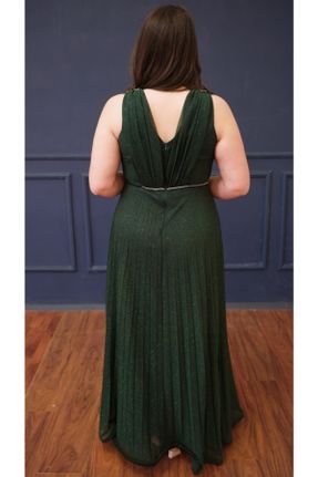 لباس مجلسی سبز زنانه تور کد 250163617