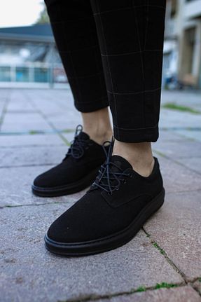 کفش کلاسیک مشکی مردانه جیر Mida Shoes - کد 248218762