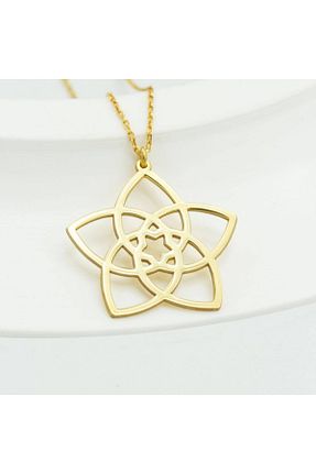 گردنبند نقره زرد زنانه 925 عیار BERCHINE - کد 249112269