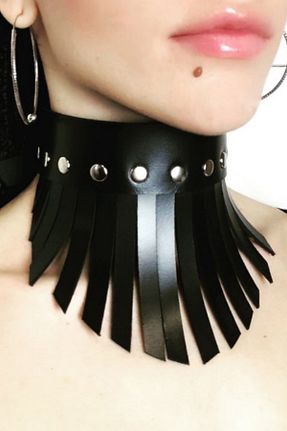 چوکر مشکی چرم مصنوعی Sweet Demon - کد 250351411
