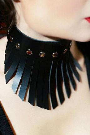 چوکر مشکی چرم مصنوعی Sweet Demon - کد 250351411