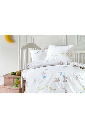 ست روتختی کودک و نوزاد سفید پنبه ای Menderes Home - کد 118176398