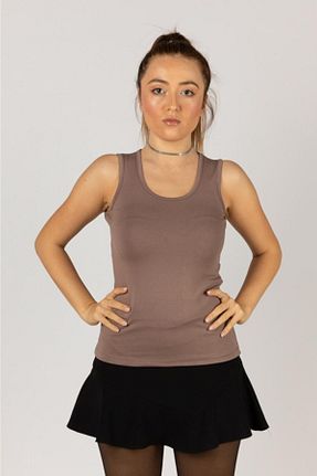 بادی قهوه ای زنانه یقه دوچرخه NOBLE STORE - کد 250982077