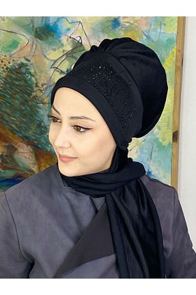 شال مشکی زنانه BUTİKAMBAR - کد 251832556