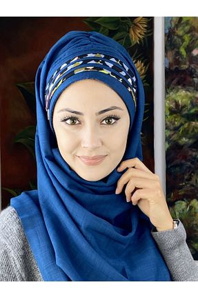 شال سفید زنانه BUTİKAMBAR - کد 251833602