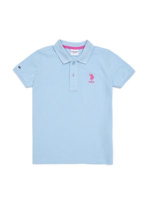 پولوشرت آبی بچه گانه %100 پنبه U.S. Polo Assn. - کد 249968696