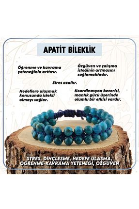 دستبند جواهر فیروزه ای زنانه سنگ طبیعی OSMANLI DEĞERLİ TAŞ - کد 251786297