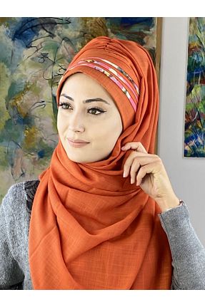 شال سفید زنانه BUTİKAMBAR - کد 251834030