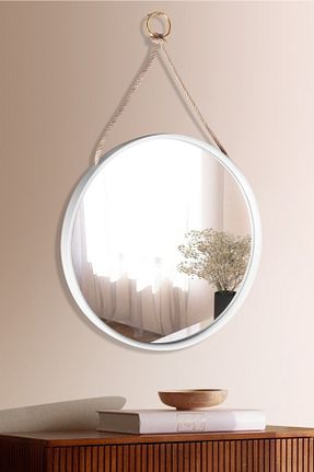 آینه سفید چوب Vienev - کد 252592273