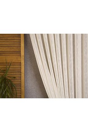 پرده توری بژ ریل دار Massarelli - کد 252776435