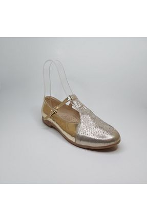 بابت طلائی زنانه چرم لاکی VUUDY - کد 252959666