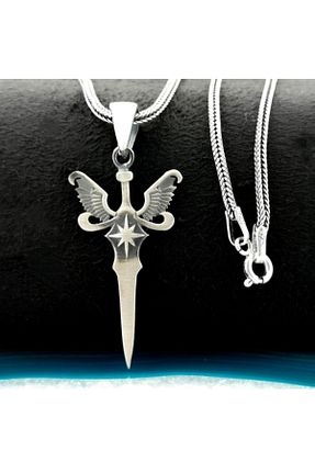 گردنبند نقره طوسی زنانه 925 عیار TAKI925 - کد 252366662